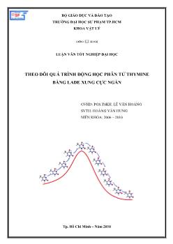 Theo dõi quá trình động học phân tử Thymine bằng lade xung cực ngắn