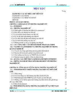 Ứng dụng thương mại điện tử vào hoạt động kinh doanh của thương xá Tax