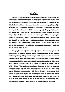 Vai trò của chúng ta - Những thanh niên - sinh viên trong sự nghiệp Công nghiệp hóa - Hiện đại hóa đất nước