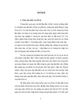 VẤN ĐỀ NÂNG CAO VAI TRÒ NHÂN TỐ CHỦ QUAN TRONG GIÁO DỤC ĐẠO ĐỨC CHO HỌC SINH PHỔ THÔNG TRUNG HỌC Ở NƯỚC TA HIỆN NAY