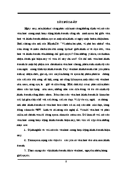 Văn hoá trong hoạt động kinh doanh