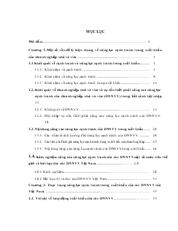 Giải pháp nâng cao năng lực cạnh tranh trong xuất khẩu của các doanh nghiệp nhỏ và vừa của Việt Nam trong bối cảnh hội nhập kinh tế quốc tế