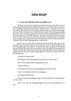 Khảo sát khả năng và sử dụng từ Hán Việt