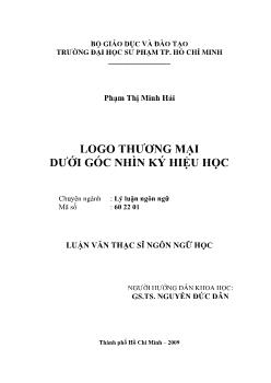 Logo thương mại dưới góc nhìn ký hiệu học