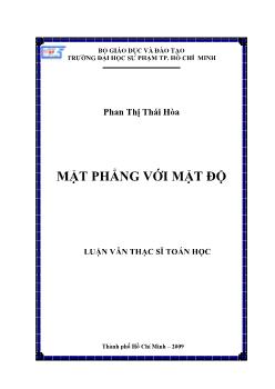 Mặt phẳng với mật độ