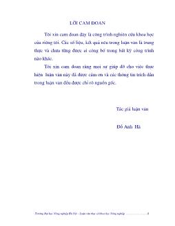 Một số đặc điểm dịch tễ và các giải pháp phòng chống bệnh lở mồm long móng ở tỉnh Quảng Ninh giai đoạn 2002-2006
