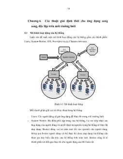 Nghiên cứu giải thuật định thời cho các bài toán song song, độc lập trên môi trường tính toán lưới