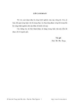 Nghiên cứu sử dụng hợp lý phân hữu cơ kết hợp phân khoáng đối với cây lúa trên đất bạc màu Bắc Giang