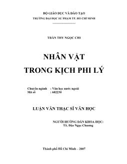 Nhân vật trong kịch phi lý