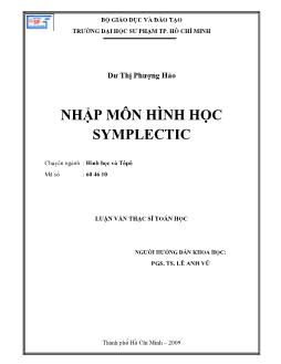 Nhập môn hình học Symplectic