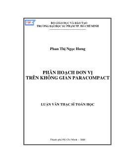 Phân hoạch đơn vị trên không Paracompact