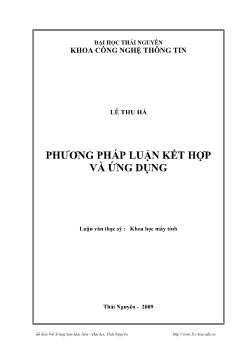 Phương pháp luận kết hợp và ứng dụng