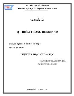 Q-Điểm trong Dendroid