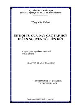 Sự hội tụ của dãy các tập hợp Iđêan nguyên tố liên kết