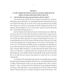 Vấn đề ô nhiễm môi trường trong các khu công nghiệp TP.HCM - Thực trạng và các giải pháp kinh tế