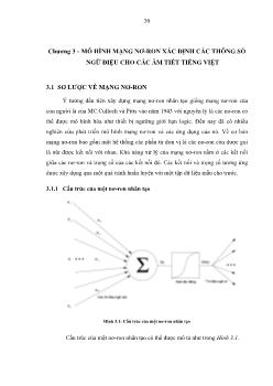 Xác định khoảng ngừng giữa các âm tiết, cường độ và trường độ của âm tiết cho bộ phát âm Tiếng Việt